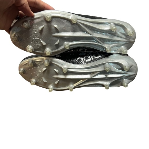 New Adidas Adizero 5 Star 7.0 Mid TD Team Football Cleats Black - Picture 9 of 9